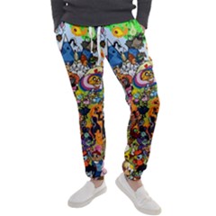 Cartoon Characters Tv Show  Adventure Time Multi Colored Men s Jogger Sweatpants by Sarkoni