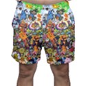 Cartoon Characters Tv Show  Adventure Time Multi Colored Men s Shorts View1