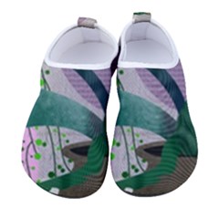 Botanical Plants Green Sheet Art Men s Sock-style Water Shoes by Sarkoni