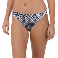 Background Pattern Halftone Band Bikini Bottoms by Pakjumat