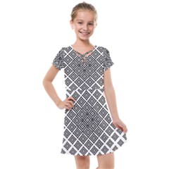 Background Pattern Halftone Kids  Cross Web Dress by Pakjumat