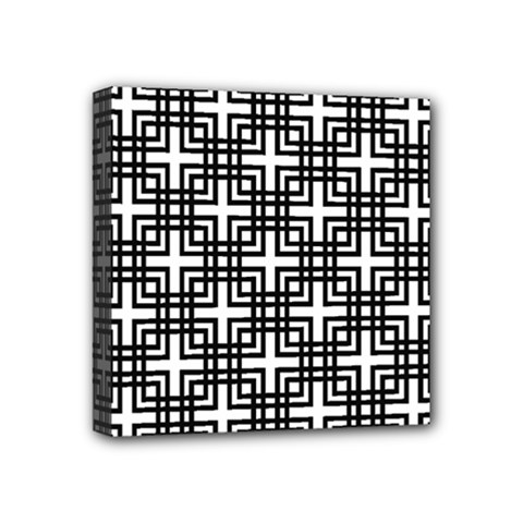 Pattern Vector Halftone Wallpaper Mini Canvas 4  x 4  (Stretched)