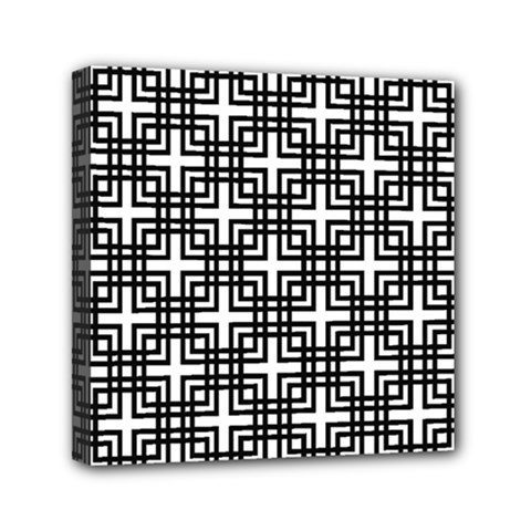 Pattern Vector Halftone Wallpaper Mini Canvas 6  x 6  (Stretched)