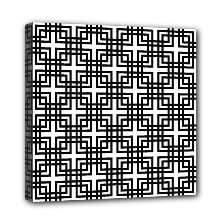 Pattern Vector Halftone Wallpaper Mini Canvas 8  x 8  (Stretched)