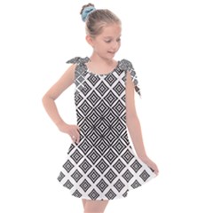 Background Pattern Halftone Kids  Tie Up Tunic Dress by Pakjumat