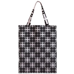 Pattern Vector Halftone Wallpaper Zipper Classic Tote Bag