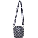 Pattern Vector Halftone Wallpaper Shoulder Strap Belt Bag View3