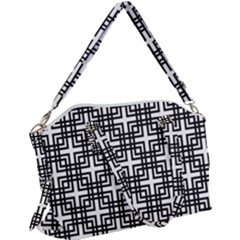 Pattern Vector Halftone Wallpaper Canvas Crossbody Bag