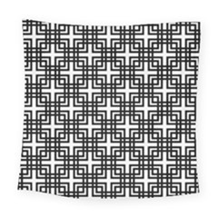 Pattern Vector Halftone Wallpaper Square Tapestry (Large)