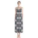 Pattern Vector Halftone Wallpaper Button Up Chiffon Maxi Dress View1