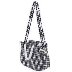 Pattern Vector Halftone Wallpaper Rope Handles Shoulder Strap Bag