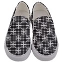 Pattern Vector Halftone Wallpaper Men s Canvas Slip Ons View1