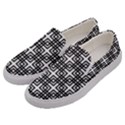 Pattern Vector Halftone Wallpaper Men s Canvas Slip Ons View2