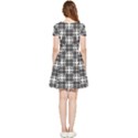 Pattern Vector Halftone Wallpaper Inside Out Cap Sleeve Dress View2