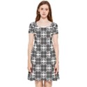 Pattern Vector Halftone Wallpaper Inside Out Cap Sleeve Dress View3