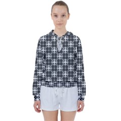 Pattern Vector Halftone Wallpaper Women s Tie Up Sweat