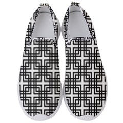 Pattern Vector Halftone Wallpaper Men s Slip On Sneakers