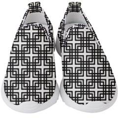 Pattern Vector Halftone Wallpaper Kids  Slip On Sneakers