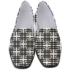 Pattern Vector Halftone Wallpaper Women s Classic Loafer Heels