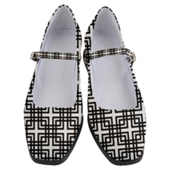 Pattern Vector Halftone Wallpaper Women s Mary Jane Shoes