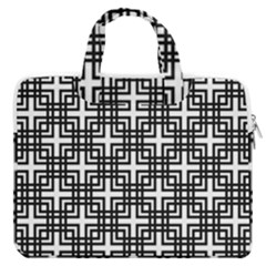 Pattern Vector Halftone Wallpaper MacBook Pro 16  Double Pocket Laptop Bag 