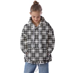 Pattern Vector Halftone Wallpaper Kids  Oversized Hoodie by Pakjumat