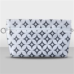 Star Curved Pattern Monochrome Handbag Organizer by Pakjumat