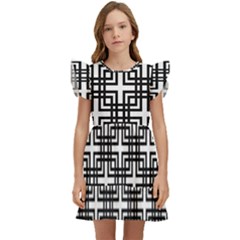 Pattern Vector Halftone Wallpaper Kids  Winged Sleeve Dress