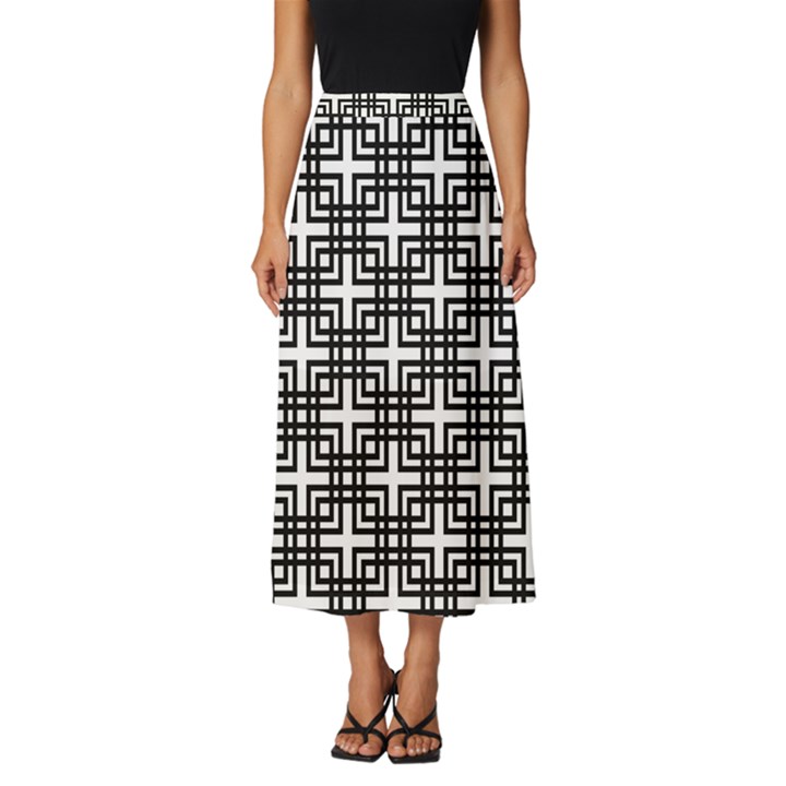 Pattern Vector Halftone Wallpaper Classic Midi Chiffon Skirt