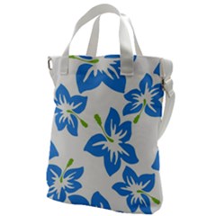 Hibiscus Wallpaper Flowers Floral Canvas Messenger Bag by Pakjumat