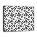 Pattern Monochrome Repeat Black And White Deluxe Canvas 20  x 16  (Stretched) View1