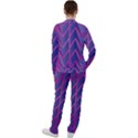 Geometric Background Abstract Casual Jacket and Pants Set View2