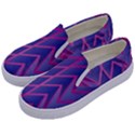 Geometric Background Abstract Kids  Canvas Slip Ons View2