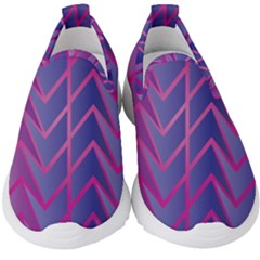 Geometric Background Abstract Kids  Slip On Sneakers by Pakjumat