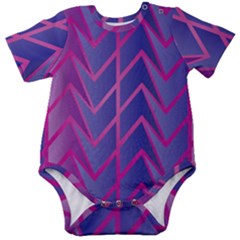 Geometric Background Abstract Baby Short Sleeve Bodysuit by Pakjumat