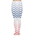 Dots Pointillism Abstract Chevron Tights View1