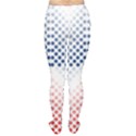 Dots Pointillism Abstract Chevron Tights View2