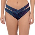 Glass Scifi Violet Ultraviolet Double Strap Halter Bikini Bottoms View1