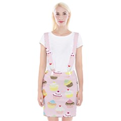 Cupcakes Wallpaper Paper Background Braces Suspender Skirt by Apen