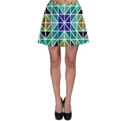 Mosaic Triangle Symmetry Skater Skirt by Apen