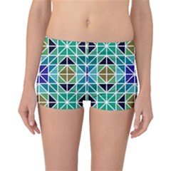 Mosaic Triangle Symmetry Boyleg Bikini Bottoms by Apen