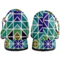 Mosaic Triangle Symmetry Women s Mary Jane Shoes View4