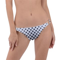 Stylized Flower Floral Pattern Ring Detail Bikini Bottoms by Apen