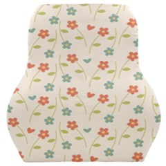 Floral Pattern Wallpaper Retro Car Seat Back Cushion  by Apen