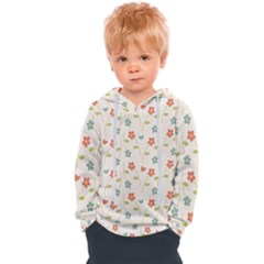 Floral Pattern Wallpaper Retro Kids  Overhead Hoodie by Apen