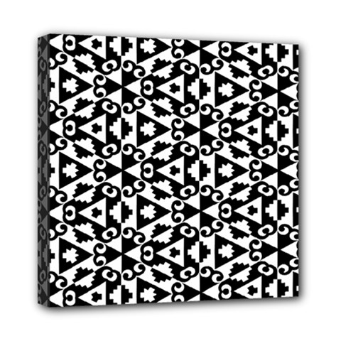 Geometric Tile Background Mini Canvas 8  X 8  (stretched) by Apen