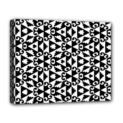 Geometric Tile Background Deluxe Canvas 20  X 16  (stretched) by Apen