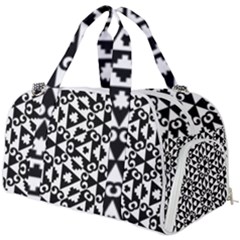 Geometric Tile Background Burner Gym Duffel Bag by Apen