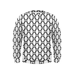 Black Pattern Halftone Wallpaper Kids  Sweatshirt by Apen