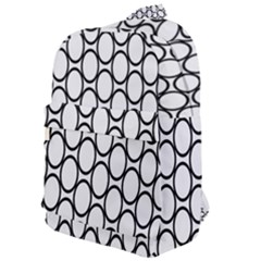 Black Pattern Halftone Wallpaper Classic Backpack by Apen